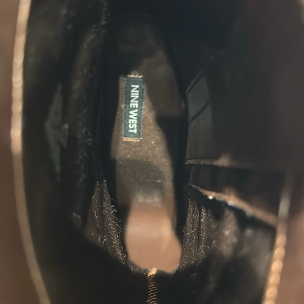 Nine West Brown Heeled Boots for Stylish Comfort - Picture 7 of 12